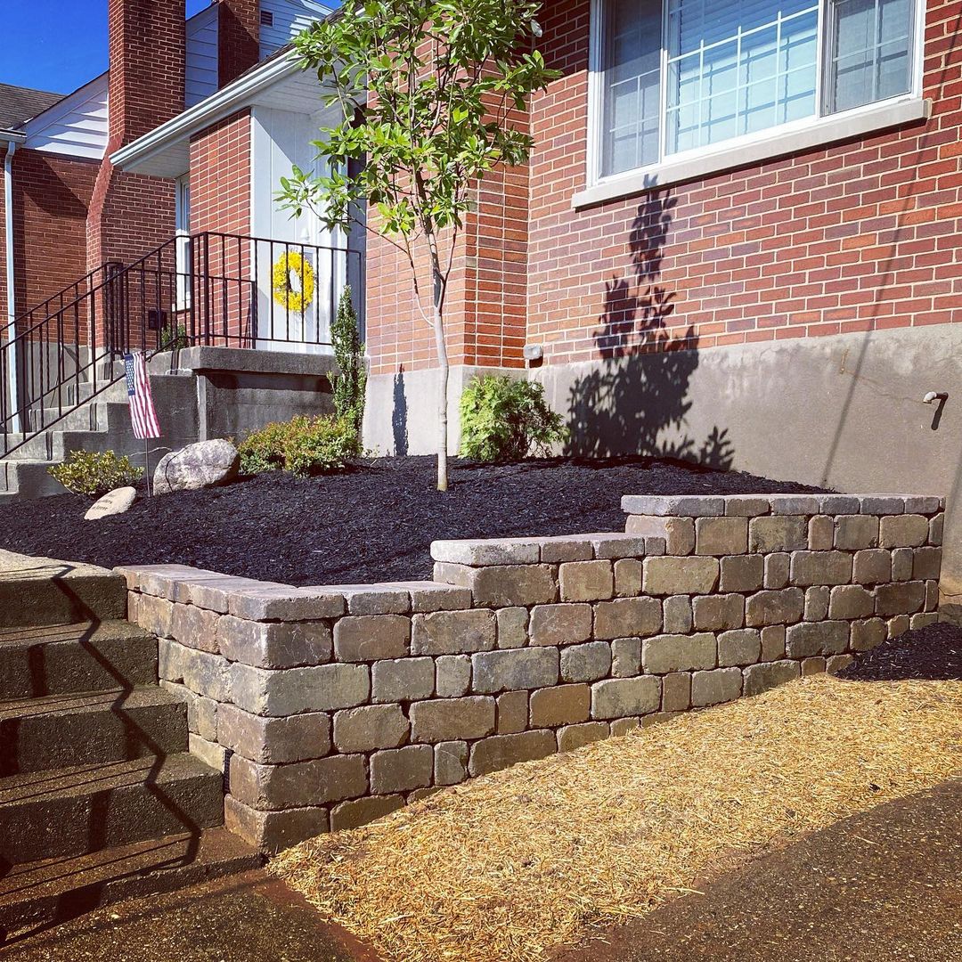 Drainage solution with beautiful wall installation